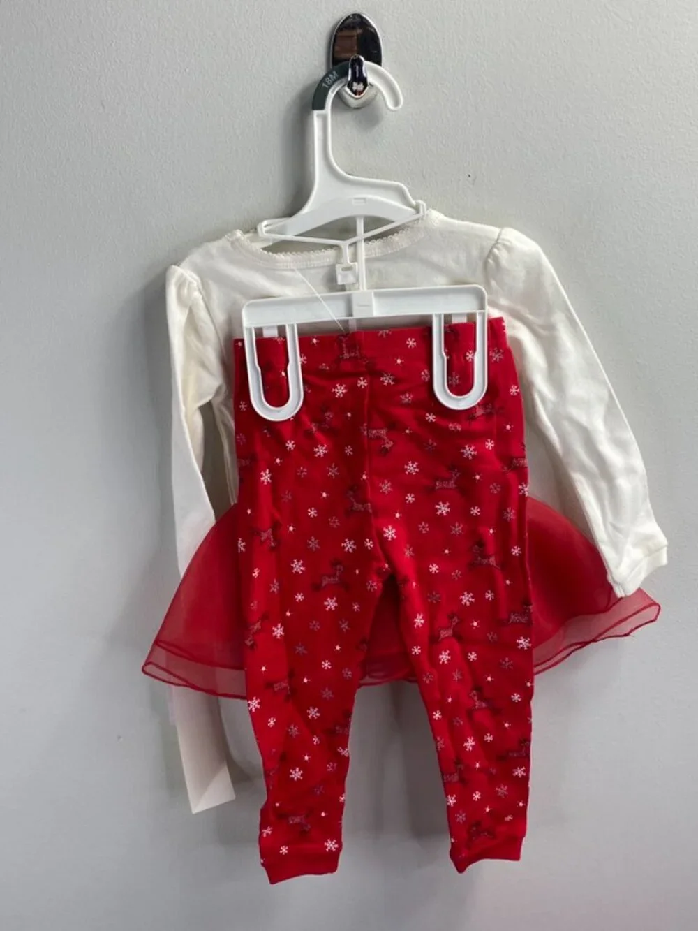 Carters Christmas 3 Piece Outfit for Kids Size 18M